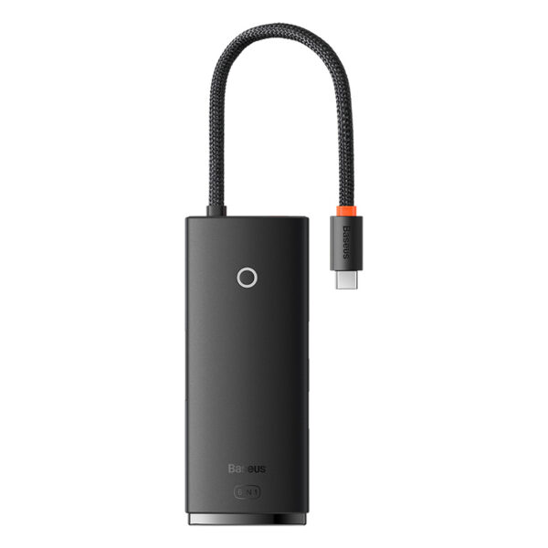 Concentrateur multifonctionnel Baseus Lite Series USB Type-C SHUIH - 2 x USB 3.0 / USB Type-C / HDMI 1.4 / SD / TF Noir