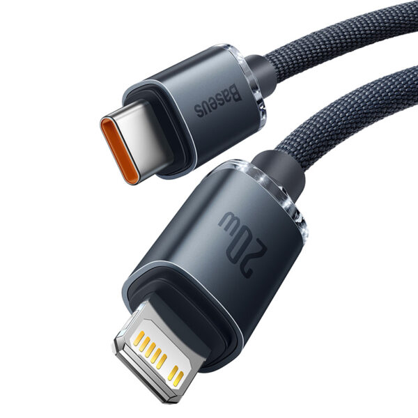BASEUS TYPE-C - LIGHTNING CABLE, CRYSTAL SHINE SERIES FAST CHARGING D - Image 2