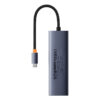 Baseus Flite HUB 6 Ports, Gris Space