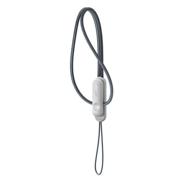 Cordon pour écouteurs AirPods et téléphone Crystal Series, gris - Image 2