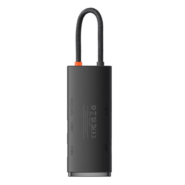 Baseus Lite Hub USB-C 2xUSB3.0/HDMI/SD Noir – Image 3