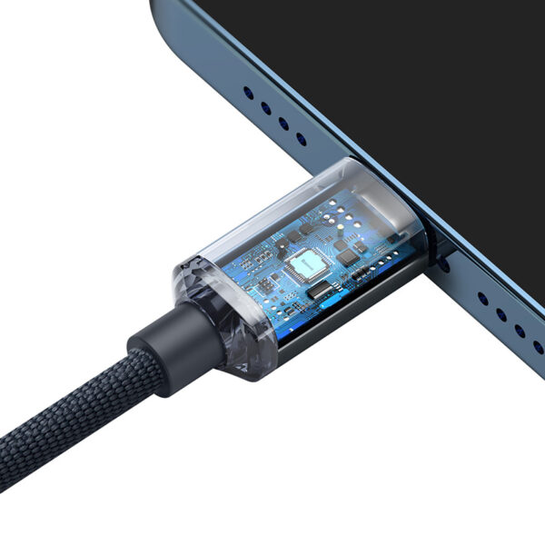 BASEUS TYPE-C - LIGHTNING CABLE, CRYSTAL SHINE SERIES FAST CHARGING D - Image 4