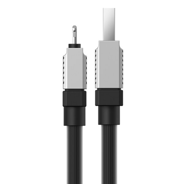 Câble USB – Lightning 1m 2,4A noir - Image 3