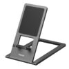 Support bureau pliable métal pour tablette/PC gris