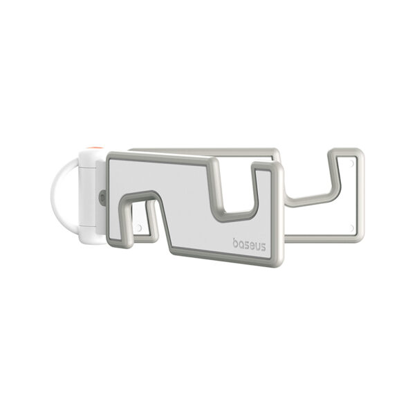 Pied de support - stand Baseus - Support de téléphone portable pliable Moon White - Image 2