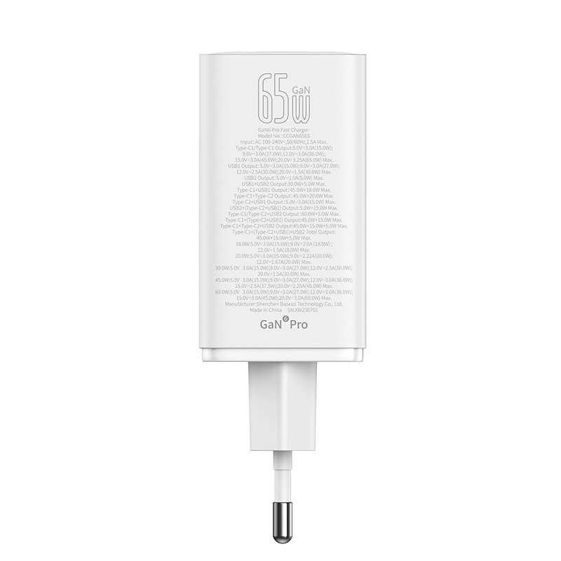 Baseus Chargeur 4-Ports (2C+2U) 100W GaN - 图片 4