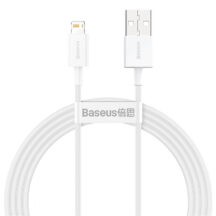 Baseus Câble Charge Rapide 2,4A 1,5m iPhone Blanc