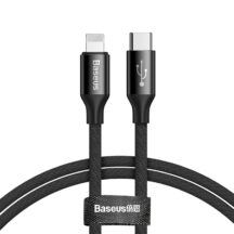 Câble USB – Lightning 1,2 m /2A-noir -CALYW-01