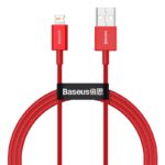 Baseus Superior Câble iP 2,4A 1m Rouge
