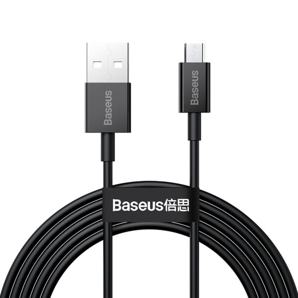 Câble Baseus Superior Series USB vers micro USB, 2A, 2m Noir