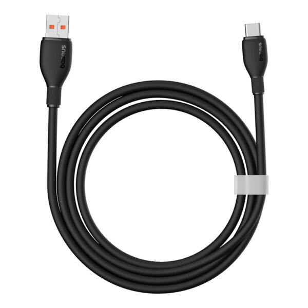BASEUS GENTLE TO THE TOUCH BASEUS PUDDING SERIES CÂBLE DE CHARGE RAPIDE 6A/100W/1.2M USB VERS TYPE-C - Image 5