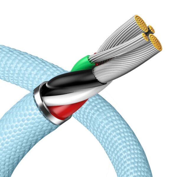 BASEUS HIGH CURRENT FAST CHARGING DATA CABLE USB TO IP BASEUS CRYSTAL SHINE SERIES 2.4A HAUTE INTENSITÉ - Image 4