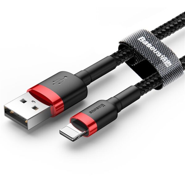 Baseus Câble de Chargeur USB 3M 2A Câble de données USB Adaptateur de cordon téléphonique Compatibles pour iPhone x 8 - Image 3