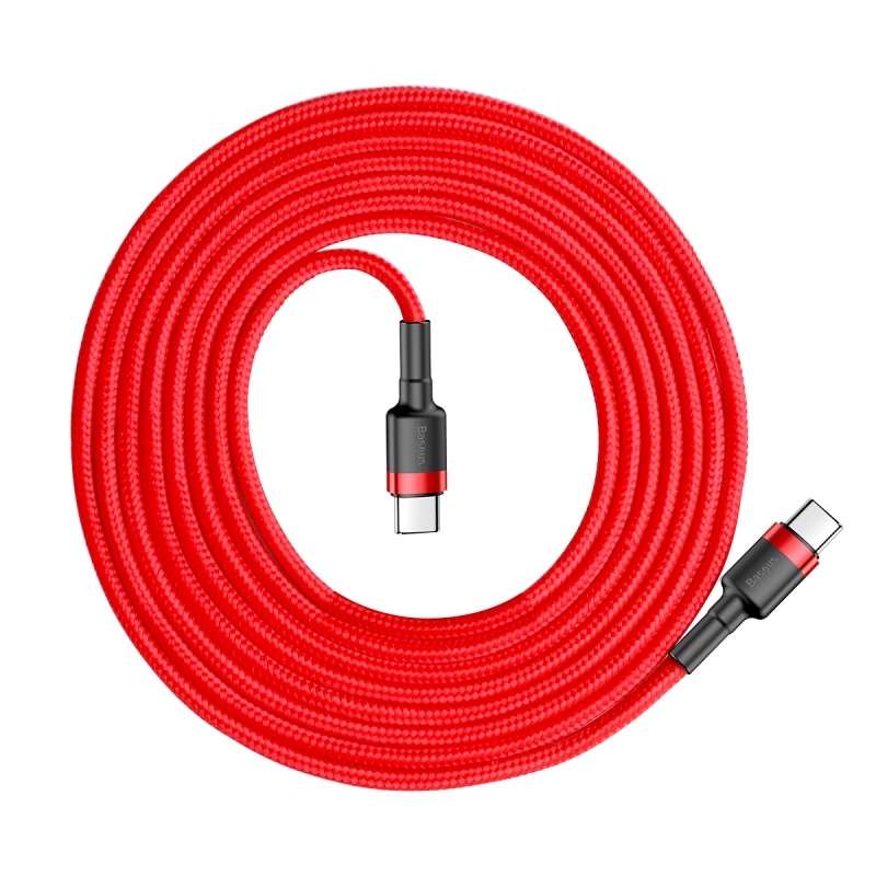 Baseus Cafule Câble USB-C PD 60W 2m Rouge - 图片 3