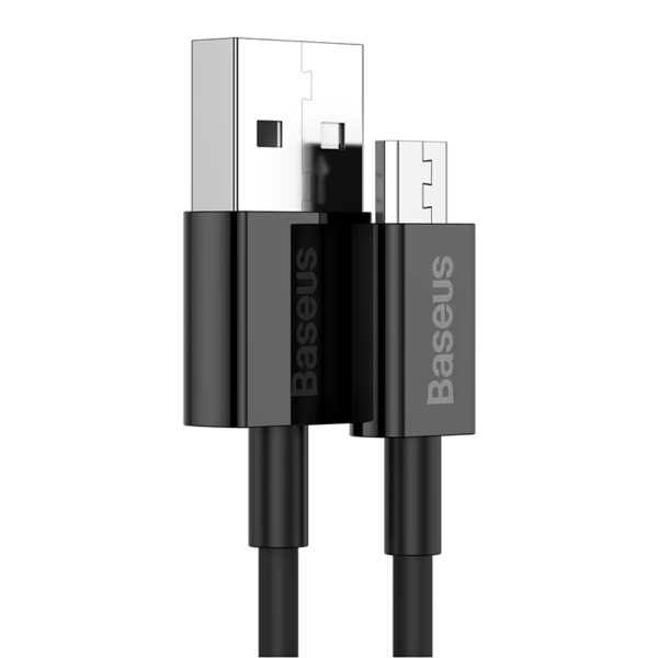 Câble Baseus Superior Series USB vers micro USB, 2A, 2m Noir - Image 3