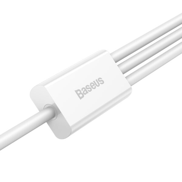 Cable de chargement 1 vers 3 (USB vers Micro+Iphone+Type-C) 1.5m Baseus - Image 3