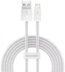 Câble USB vers IP 2,4A/2M Blanc