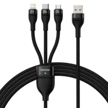 Baseus Flash 3-en-1 Adaptateur USB-A Lightning/USB-C/Micro 1,2m