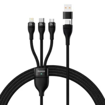 Câble 100W 1,2 m USB-C/Lightning/Micro USB Noir