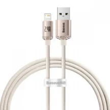 Câble USB vers Lightning Baseus Crystal Shine Series 2,4A 1,2 m Rose