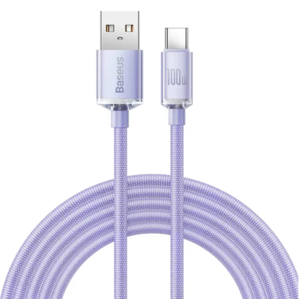 Câble USB vers TYPE-C 100W/1,2M Violet