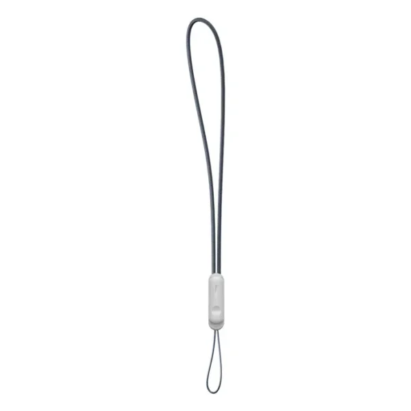Cordon pour écouteurs AirPods et téléphone Crystal Series, gris
