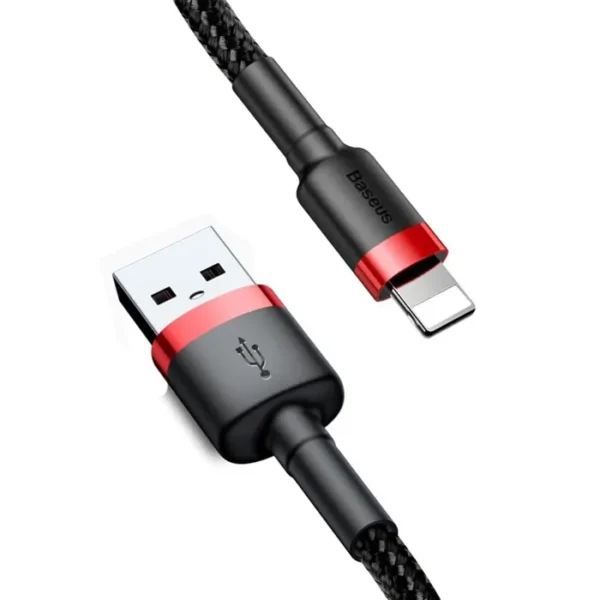Baseus Câble de Chargeur USB 3M 2A Câble de données USB Adaptateur de cordon téléphonique Compatibles pour iPhone x 8