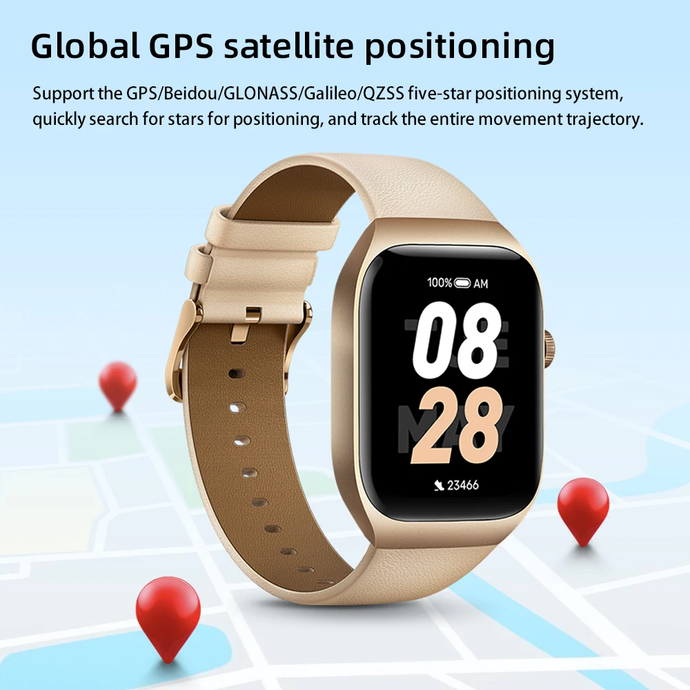 Smart Watch Xiaomi Mibro T2 montre connectée pour sport/professionel couleur gold