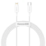 Baseus Câble PD 20W 1,25m Blanc pour iPhone