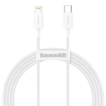 Baseus Câble PD 20W 1,25m Blanc pour iPhone