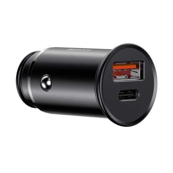Chargeur De Voiture En Métal A+C 30W Noir -ccall-bs01 - Image 4