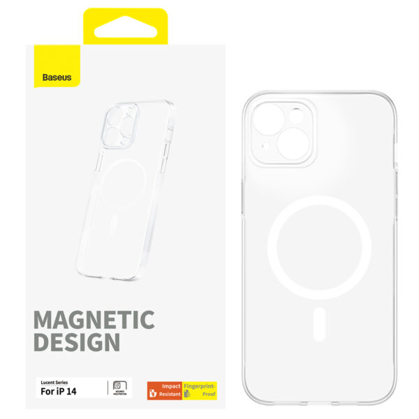 Coque magnétique Baseus Lucent Series pour iP 13, Claire - Image 2