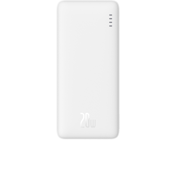 Batterie externe de charge rapide Baseus Airpow 10000mAh 20W Blanc - Image 4