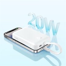 Baseus Mini iP 10000mAh 20W Batterie Sans Fil White
