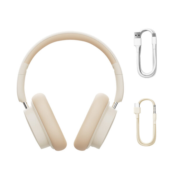 Casque sans fil Baseus Bowie D05 Crème Blanc