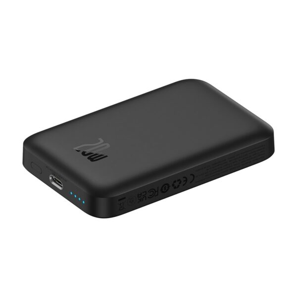 Batterie externe sans fil de charge rapide magnétique Baseus Mini Air 6000mAh 20W Cluster Noir - Image 2