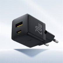 Chargeur rapide Baseus Palm C+U 20W UE Moon White