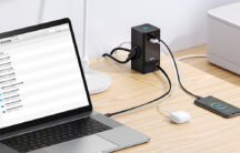 Baseus PowerCombo Multiprise 65W 2AC+1U+1C UE Noir