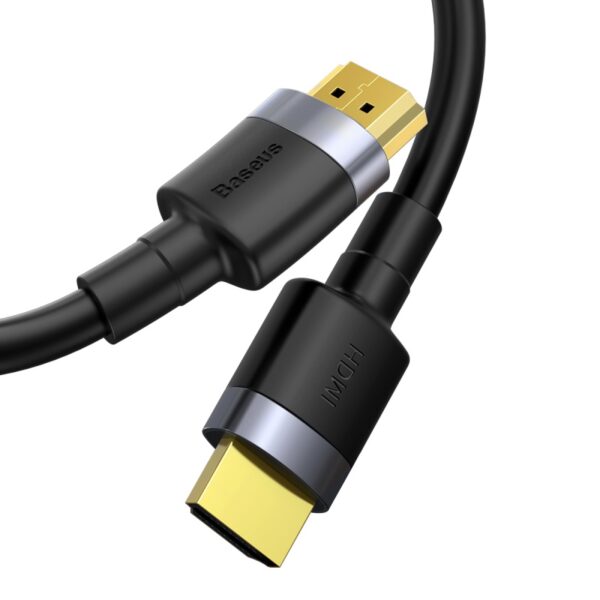 Câble adaptateur Baseus Cafule 4K HDMI Mâle vers 4K HDMI Mâle 2m Noir - Image 3