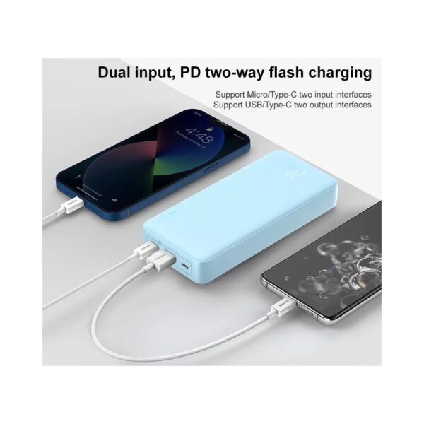 Batterie externe de charge rapide Baseus Airpow 20000mAh 20W Galaxy Blue
