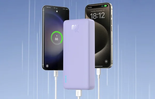 Batterie externe de charge rapide Baseus Airpow 20000mAh 20W Nebula Purple