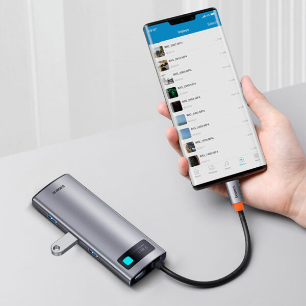 ADAPTEUR HUB 7 EN 1 TYPE-C VERS HDMI+USB+TYPE-C BASEUS