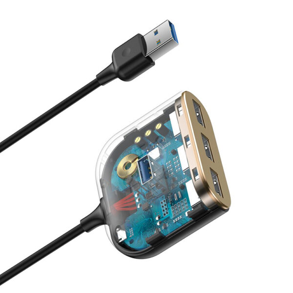 ADAPTEUR HUB 4 EN 1 USB VERS 4*USB 1m BASEUS - Image 2