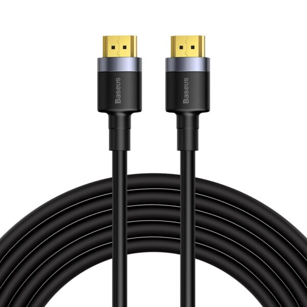 Câble adaptateur Baseus Cafule HDMI mâle vers HDMI mâle 4K, 5 mètres, noir. - Image 4