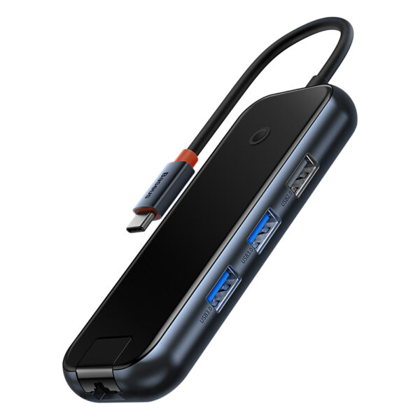 Adaptateur Hub 6-en-1 Type-C vers USB Type-C / HDMI / RJ45 – Image 3