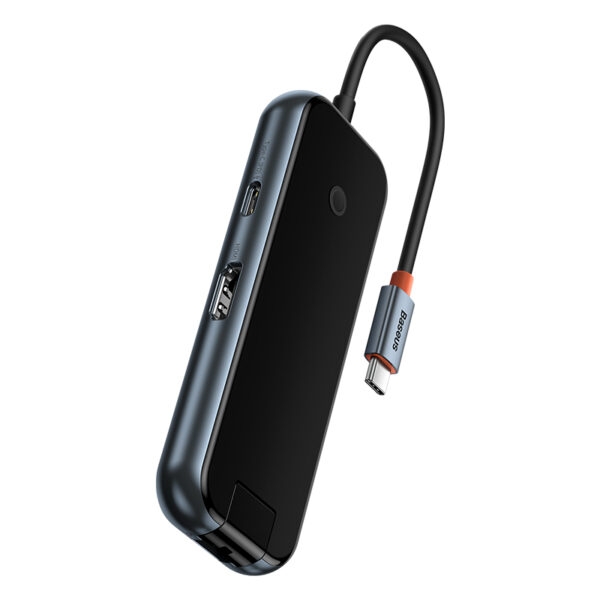 Adaptateur Hub 6-en-1 Type-C vers USB Type-C / HDMI / RJ45 – Image 2