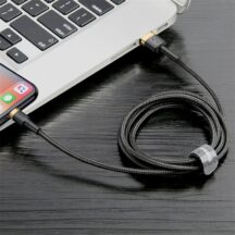 Baseus Câble USB vers iPhone 2m 1,5A Nylon Gold/Black