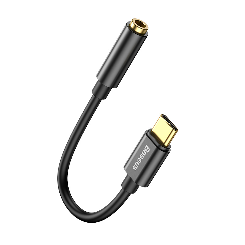 Baseus Adaptateur Type-C vers Jack 3,5mm L54 Noir - 图片 4
