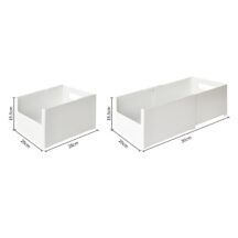 Coffre de rangement réglable pour armoire