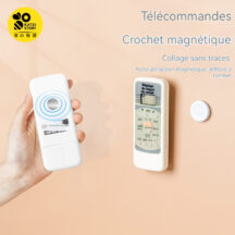 Lot 2 Crochets Magnétiques Ventouse Télécommande